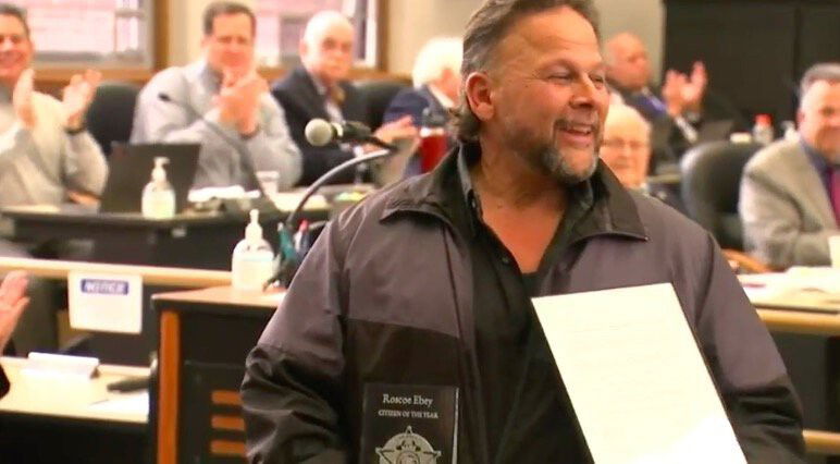 <i>WLS</i><br/>A man was honored November 9 in Chicago for saving the life of another man from an oncoming train last month. It was a hero's honor in Kane County Tuesday