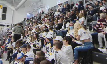 A sold-out crowd turned out to show support for Mars' female goalie after a video surfaced showing Armstrong High School students chanting vulgar and sexist remarks at her during a game.