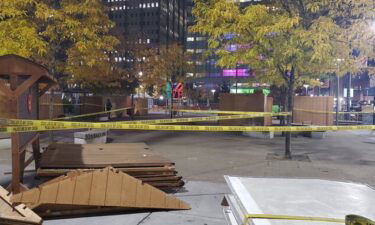 A security guard for the Christmas Village exhibit at Love Park in Center City Philadelphia has been charged with fatally shooting a man