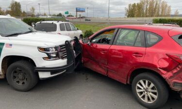 Two suspects are in custody after Multnomah County Sheriff's deputies found them passed out in a car