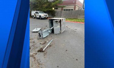 Police said that thieves stole a Chase Bank ATM.