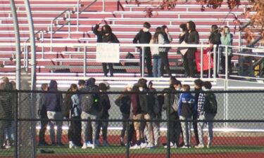 Dozens of students at East Lyme High School walked out of class on Tuesday.