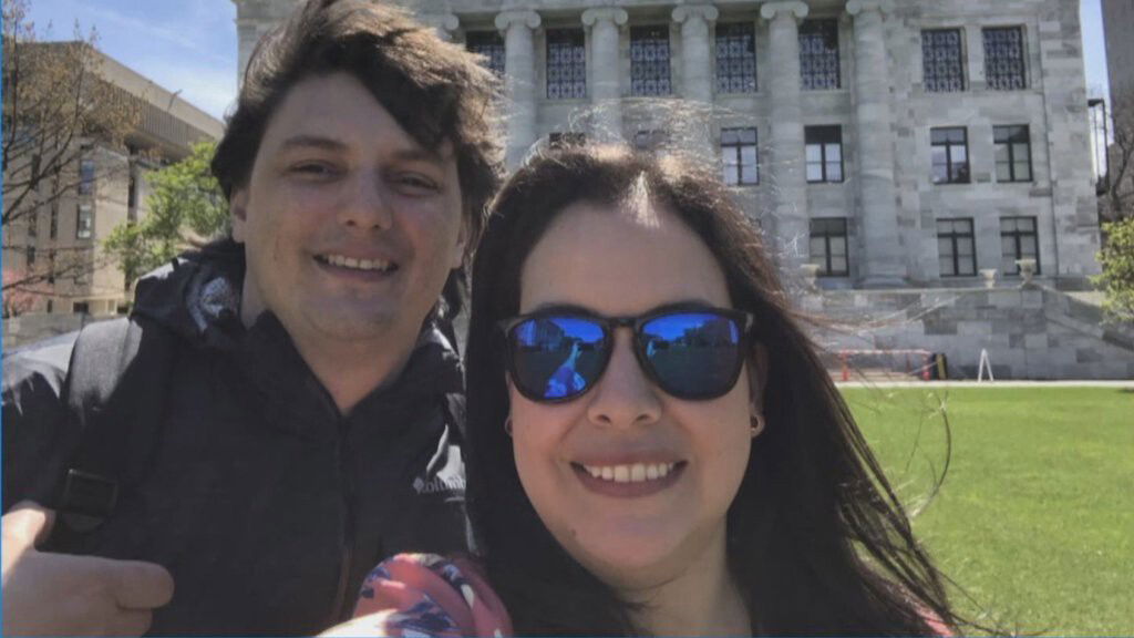 <i>WBZ</i><br/>Susana Orrego and her husband Edward are new to the United States