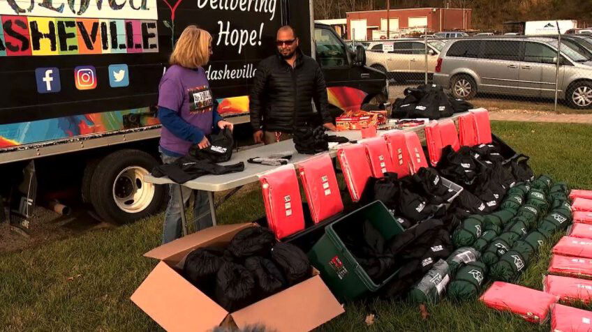 <i>WLOS</i><br/>BeLoved Asheville has been preparing winter survival kits to hand out to the homeless community over the next several days and nights.