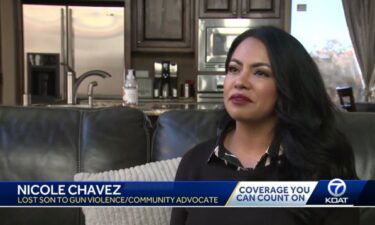 Nicole Chavez talks about her son