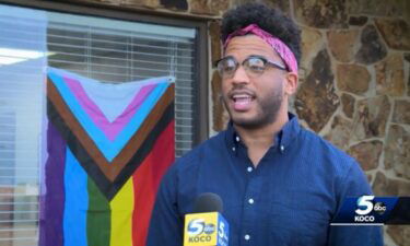 Kylan Durant of the Diversity Center of Oklahoma at the Transgender Day of Remembrance on November 20 in Oklahoma City. The vigil   remembered those lost to anti-transgender violence.