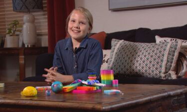 7-year old Avery Bell has quite the collection of fidget toys