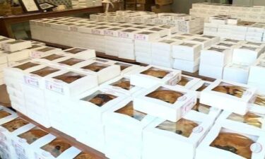 The Gizdich Ranch in California pumped out thousands of pies amid the 2021 holiday rush. The Watsonville business has already sold out of pies for the upcoming Thanksgiving holiday.