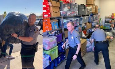 The Oklahoma City Police Department is giving back to metro-area children experiencing homelessness.