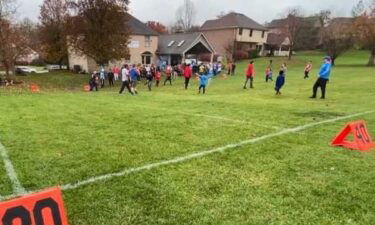 About three dozen people gathered in a backyard in Cleves on Thanksgiving for a tradition 20 years in the making.