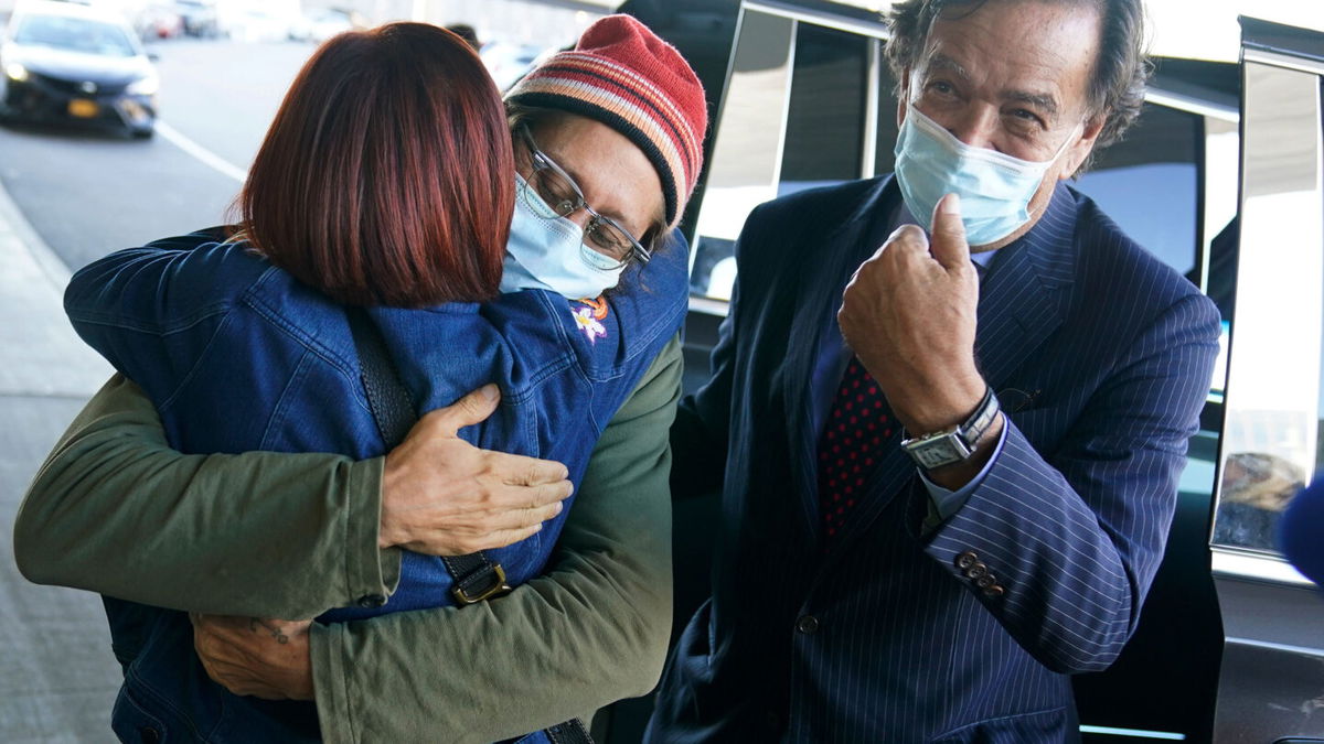 <i>Seth Wenig/AP</i><br/>American journalist Danny Fenster arrived in the United States on Tuesday after almost six months in a Myanmar prison and expressed thanks to everyone involved in securing his release.