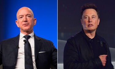 A federal judge delivered a major blow to Jeff Bezos' (left) space company Blue Origin on November 4 by ruling in favor of NASA in a dispute over who will build the lander intended to take humans back to the moon.