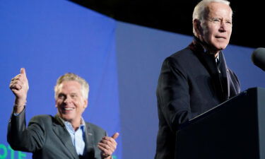 Addressing the Virginia governor's election only briefly during a press conference Wednesday