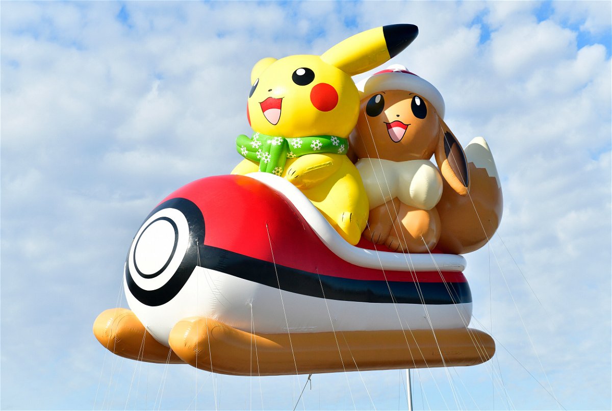 <i>Eugene Gologursky/Getty Images</i><br/>Pikachu! Eevee! Poké Ball sled! What more could we ask for?
