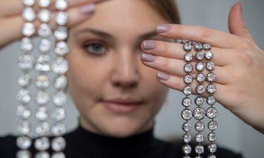The diamond bracelets were auctioned on November 9