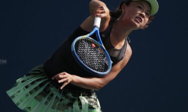 A reporter with Chinese state media posted two short video clips of Chinese tennis star Peng Shuai to Twitter on November 20.