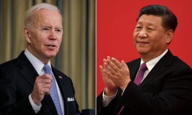 President Joe Biden's (left) highly anticipated virtual summit with Chinese President Xi Jinping is expected to take place on November 15