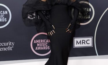 Cardi B attends the 2021 American Music Awards at Microsoft Theater on November 21