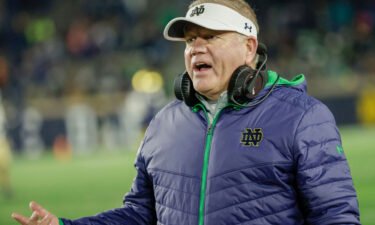 University of Notre Dame head football coach Brian Kelly