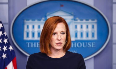 White House press secretary Jen Psaki returned to the White House briefing room Friday for the first time since testing positive for Covid-19