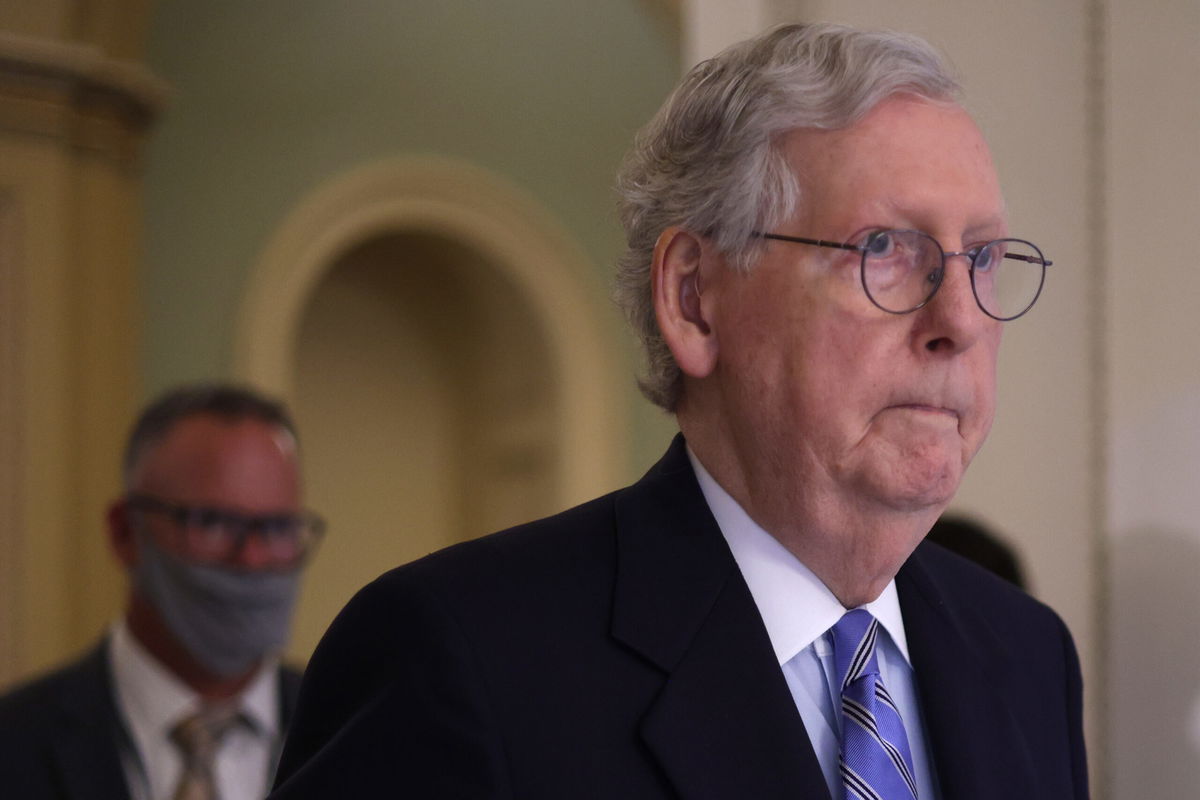 <i>Alex Wong/Getty Images North America/Getty Images</i><br/>Senate Minority Leader Mitch McConnell encouraged Republicans to focus on the future