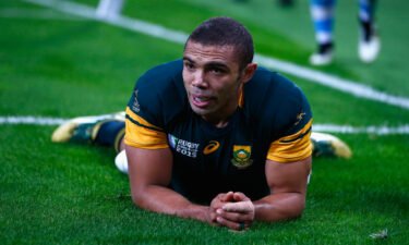 Bryan Habana scored 67 tries in 124 games for South Africa.