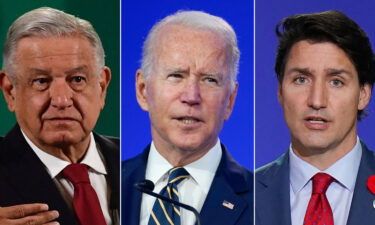 President Joe Biden (Center) plans to focus on migration