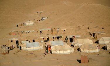 A camp for internally displaced people in Qala-i-Naw