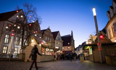 Skyrocketing infections in Germany have sparked questions about whether the region's largest economy could reimpose sweeping restrictions. A Christmas market is shown here on November 22