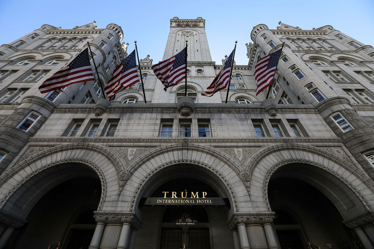 <i>Yasin Ozturk/Anadolu Agency/Getty Images</i><br/>The Trump Organization has reached a deal with the investment fund CGI Merchant Group to purchase the lease for the Trump International Hotel in Washington