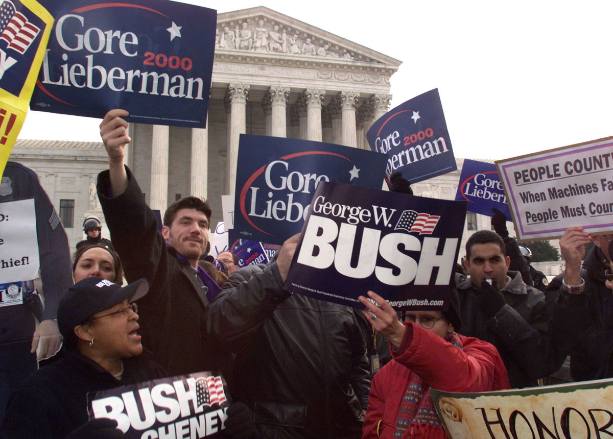 <i>Mark Wilson/Hulton Archive/Getty Images</i><br/>Internal Supreme Court documents that could enhance public understanding of the Bush v. Gore election battle and other significant cases of the late 1990s and early 2000s were to be opened last year under a deal forged by a long-serving justice