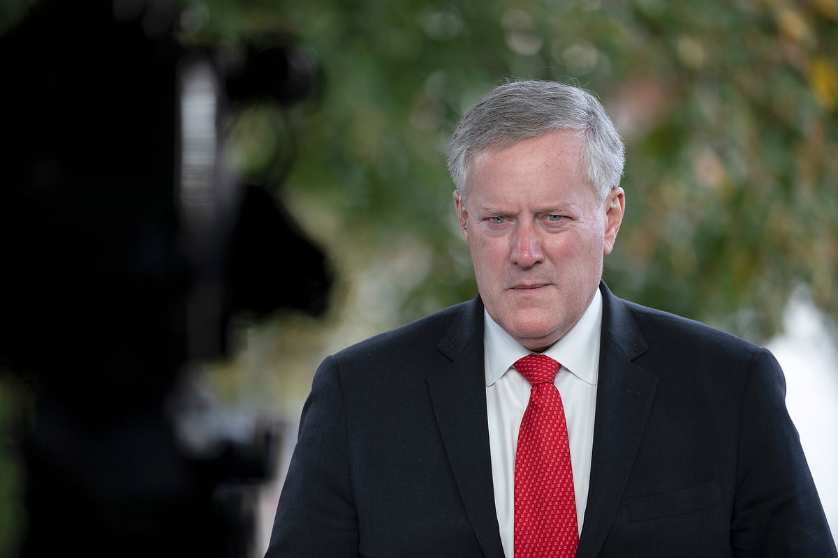 <i>Tasos Katopodis/Getty Images/FILE</i><br/>The House select committee investigating the January 6 attack on the US Capitol had yet to come to a consensus as of Monday night on dealing with former Trump White House chief of staff Mark Meadows' lack of compliance. Meadows is seen here at the White House on October 21