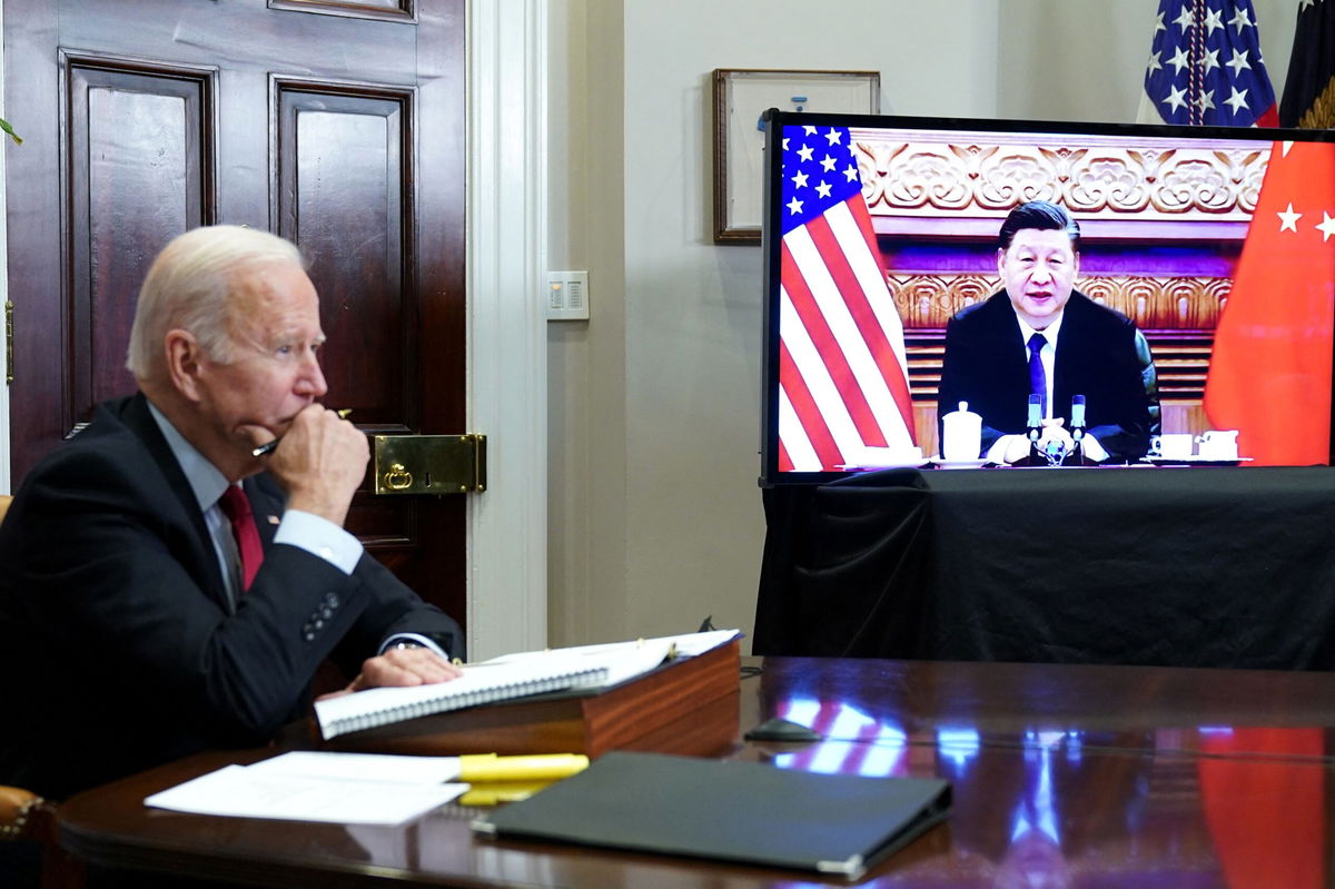 <i>Mandel Ngan/AFP/Getty Images</i><br/>President Joe Biden made clear Tuesday evening he was not encouraging Taiwan's 