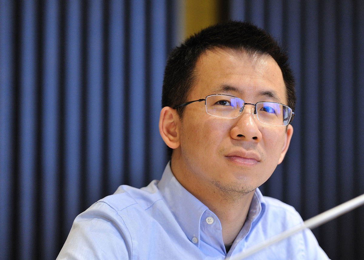 <i>VCG/Getty Images</i><br/>ByteDance co-founder Yiming Zhang