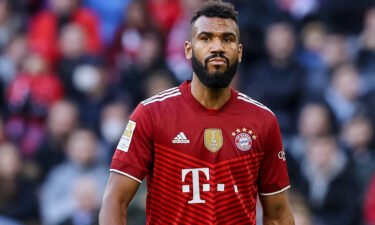 Bayern Munich forward Eric Maxim Choupo-Moting has tested positive for Covid-19. Choupo-Moting looks on during Bayern Munich's game against Hoffenheim in October.