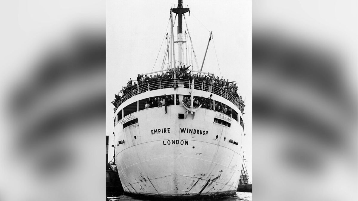 <i>Daily Herald Archive/SSPL/Getty Images</i><br/>Jamaican immigrants arriving at Tibury Docks in Essex