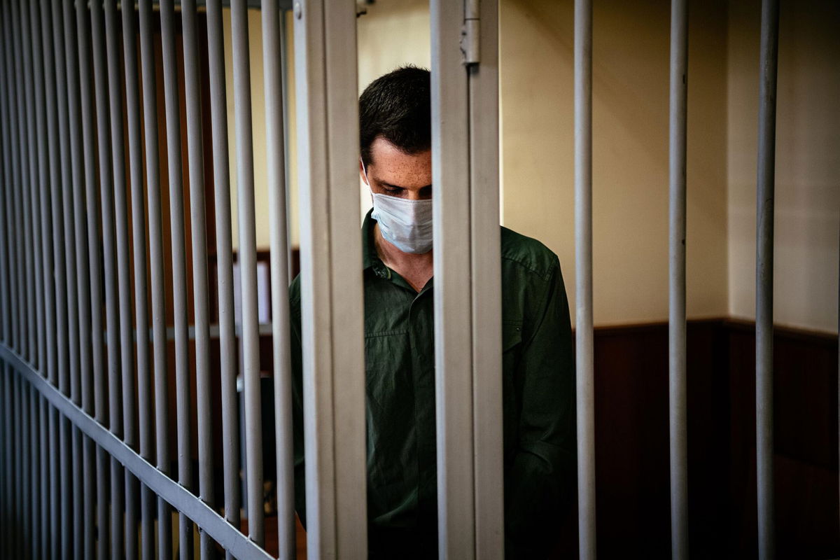 <i>DIMITAR DILKOFF/AFP/Getty Images</i><br/>American citizen Trevor Reed has been on a nearly weeklong hunger strike to protest his detainment in Russia and the 