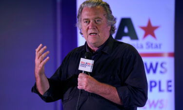 Political strategist Steve Bannon is a former adviser to Donald Trump.