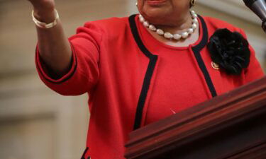 Rep. Eddie Bernice Johnson (D-TX) delivers remarks during an event honoring NASA's "Hidden Figures