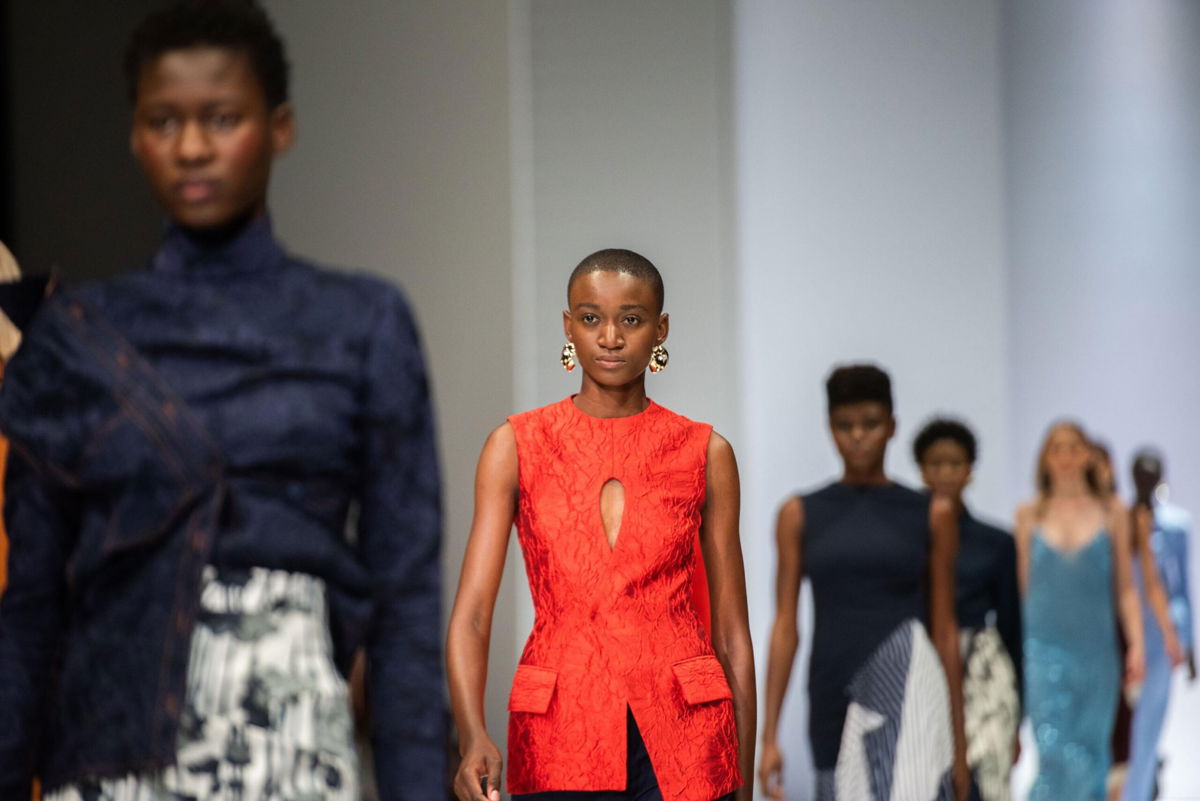 <i>Alet Pretorius/Gallo Images/Getty Images</i><br/>MMUSOMAXWELL debuts its Autumn-Winter 2019 at South African Fashion Week in 2018.