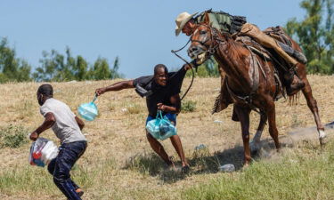 The horse patrol incident in Del Rio