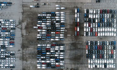 Banks and technology companies are largely unfazed by snarled supply chains and worker shortfalls. In this aerial photo