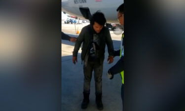 An apparent stowaway was found in the landing gear of a flight from Guatemala to Miami
