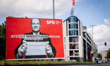 Germany is giving nearly two million workers a 25% pay rise. The Social Democratic Party of Germany is advertising "€12 minimum wage" in front of its party headquarters