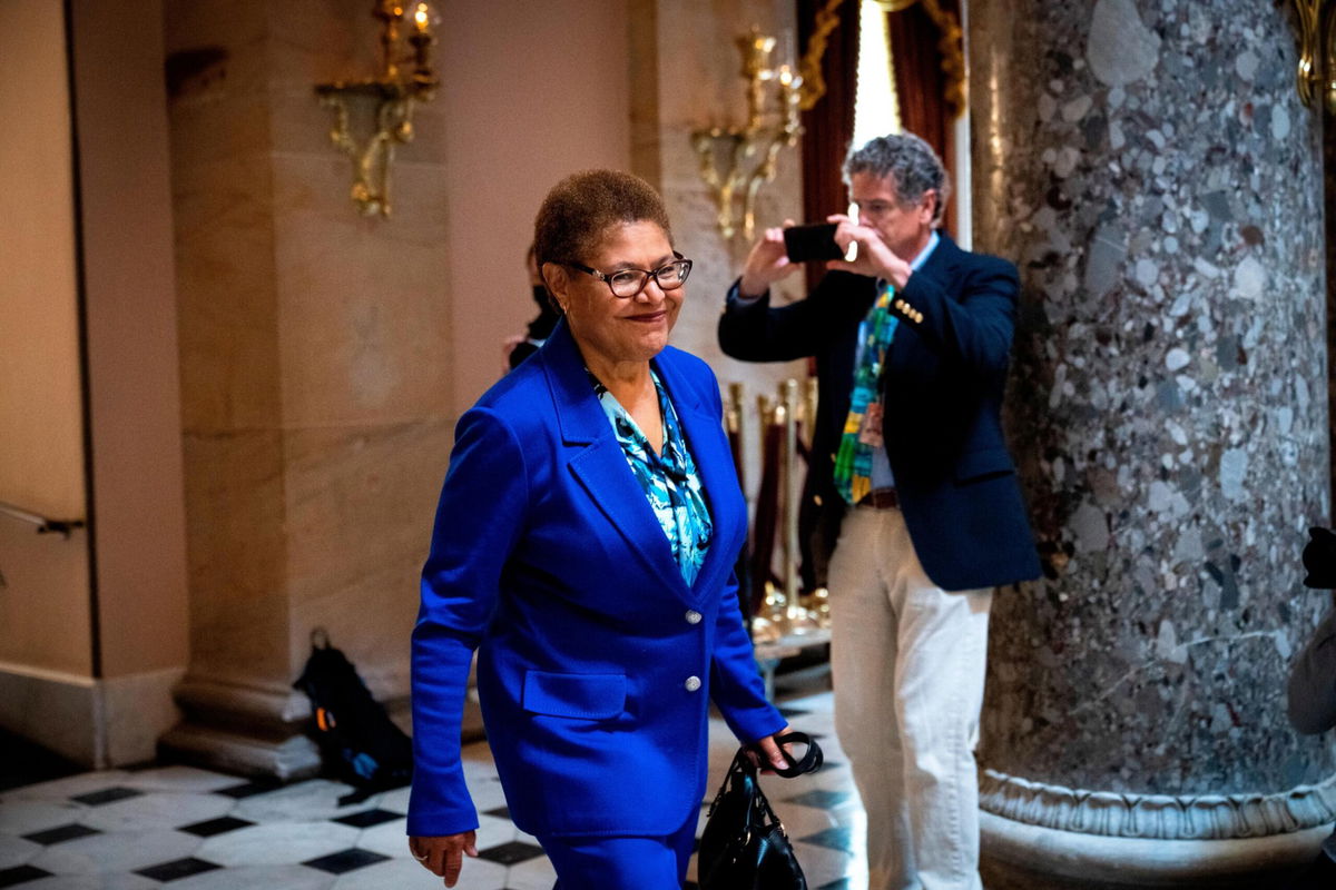 <i>Drew Angerer/Getty Images</i><br/>Rep. Karen Bass