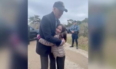 President Joe Biden offered some words of encouragement to a young girl who struggles with a stutter