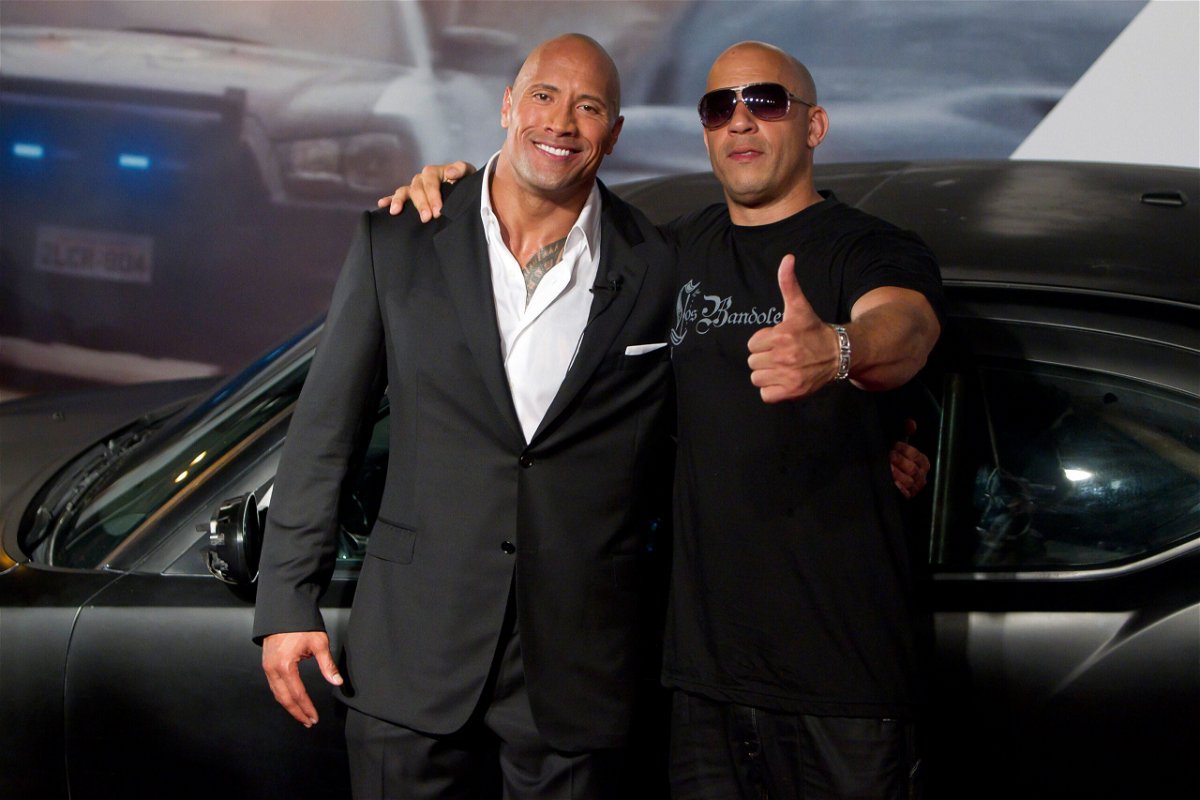 <i>Buda Mendes/LatinContent/Getty Images</i><br/>Vin Diesel (right) wants to end the feud with Dwayne Johnson (left) that has been running since 2016.