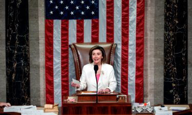 Speaker Nancy Pelosi presides over the House vote on the Build Back Better Act earlier this month.