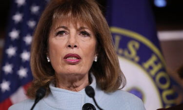 California Democratic Rep. Jackie Speier said Tuesday she would not seek reelection. Speier is shown here at a press conference on November 2017 in Washington