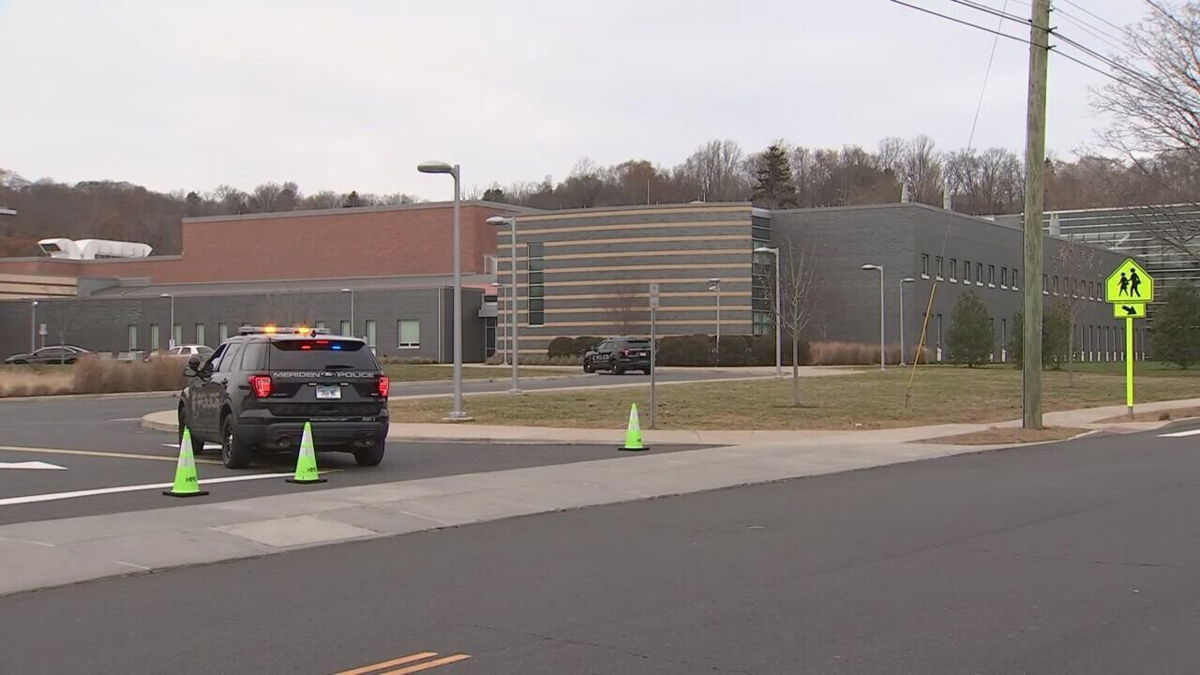 <i>WFSB</i><br/>Platt High School in Meriden was locked down the morning of November 30 for what police dispatch logs referred to as a 